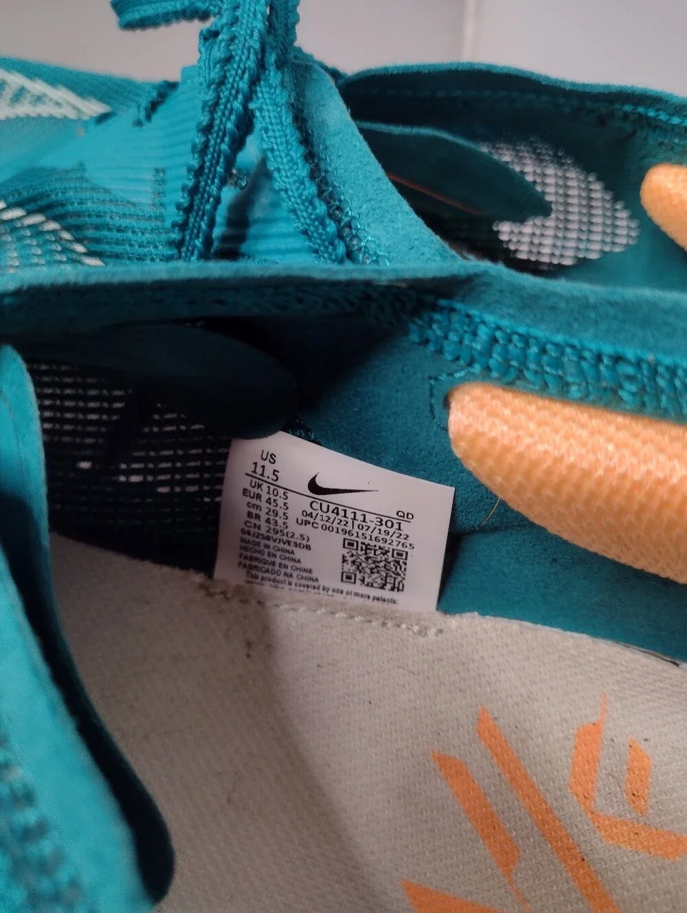 Nike ZoomX Vaporfly Next% 2 Spruce Mens Sneakers Running Shoes 11.5 Turquoise P3